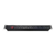 Newest Sale 1.5U 8 Port Austrialia Type PDU 10A power distribution unit for cabinet with break switch